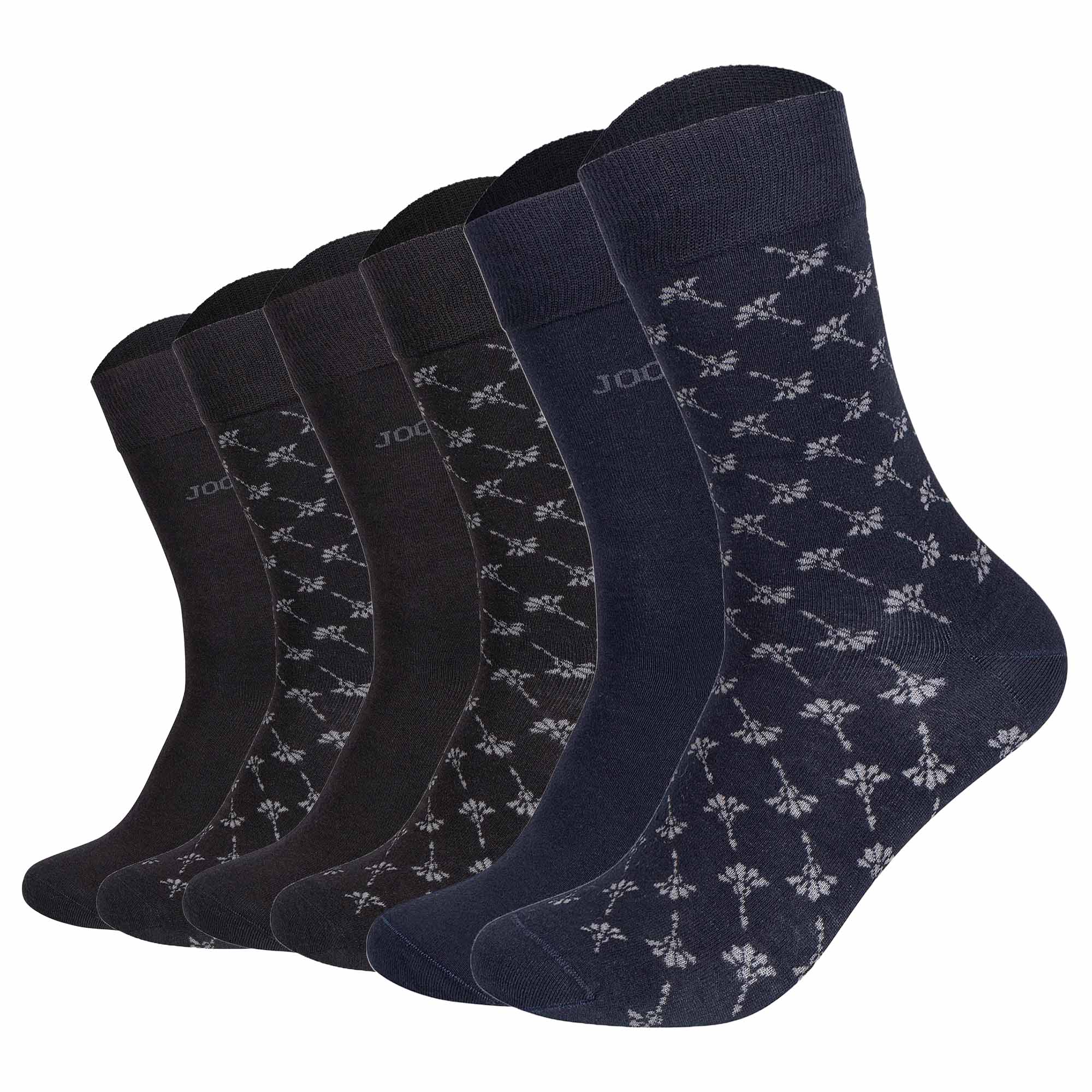 JOOP! Unisex socks, pack of 6 – Premium Essential Iconic Socks, logo, cotton blend