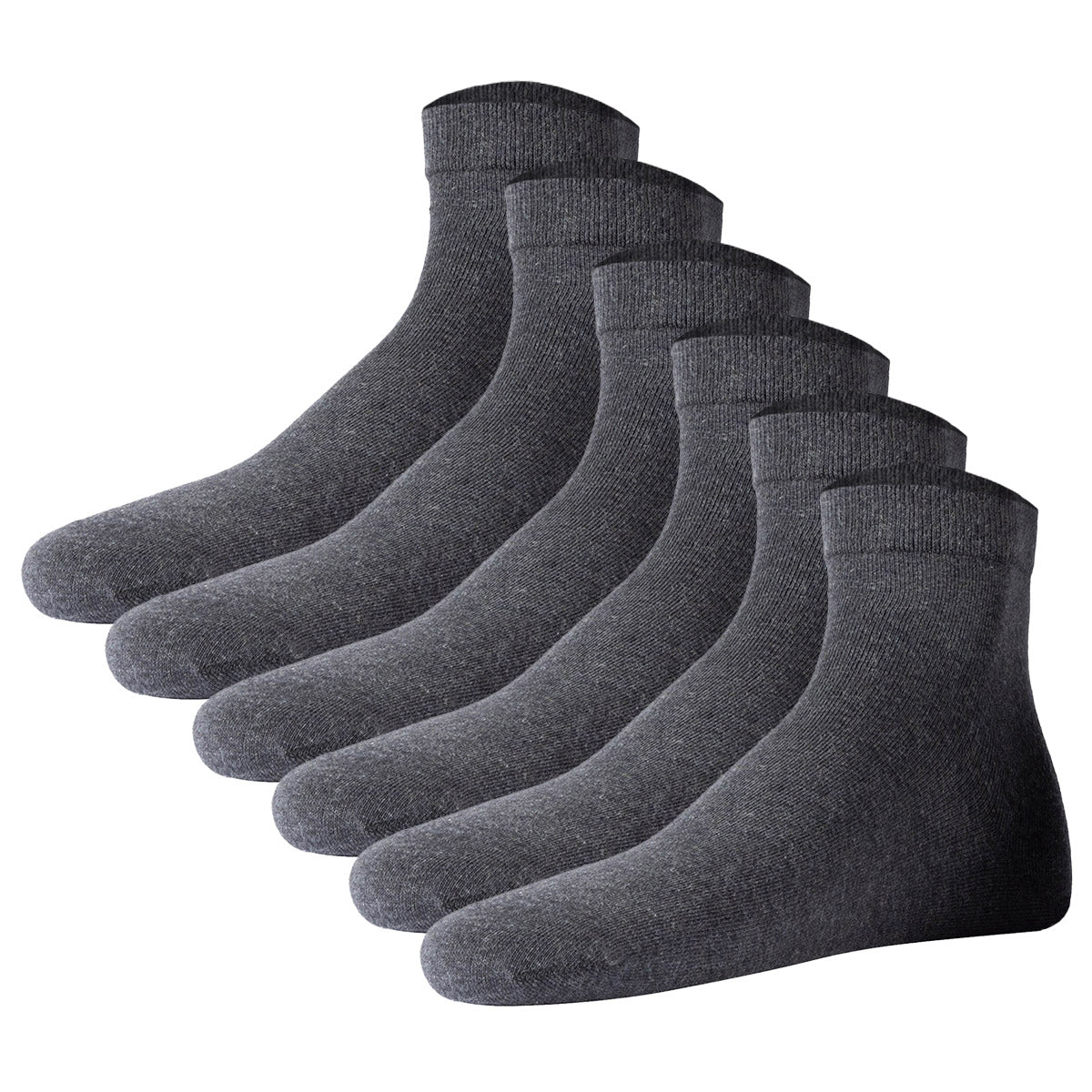 JOOP! Unisex Quarter-Socken, 6er Pack - Premium Essential Organic Cotton Quarter, Logo, einfarbig