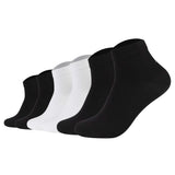 JOOP! Unisex Quarter Socks, pack of 6 - Premium Essential Organic Cotton Quarter, logo, single color