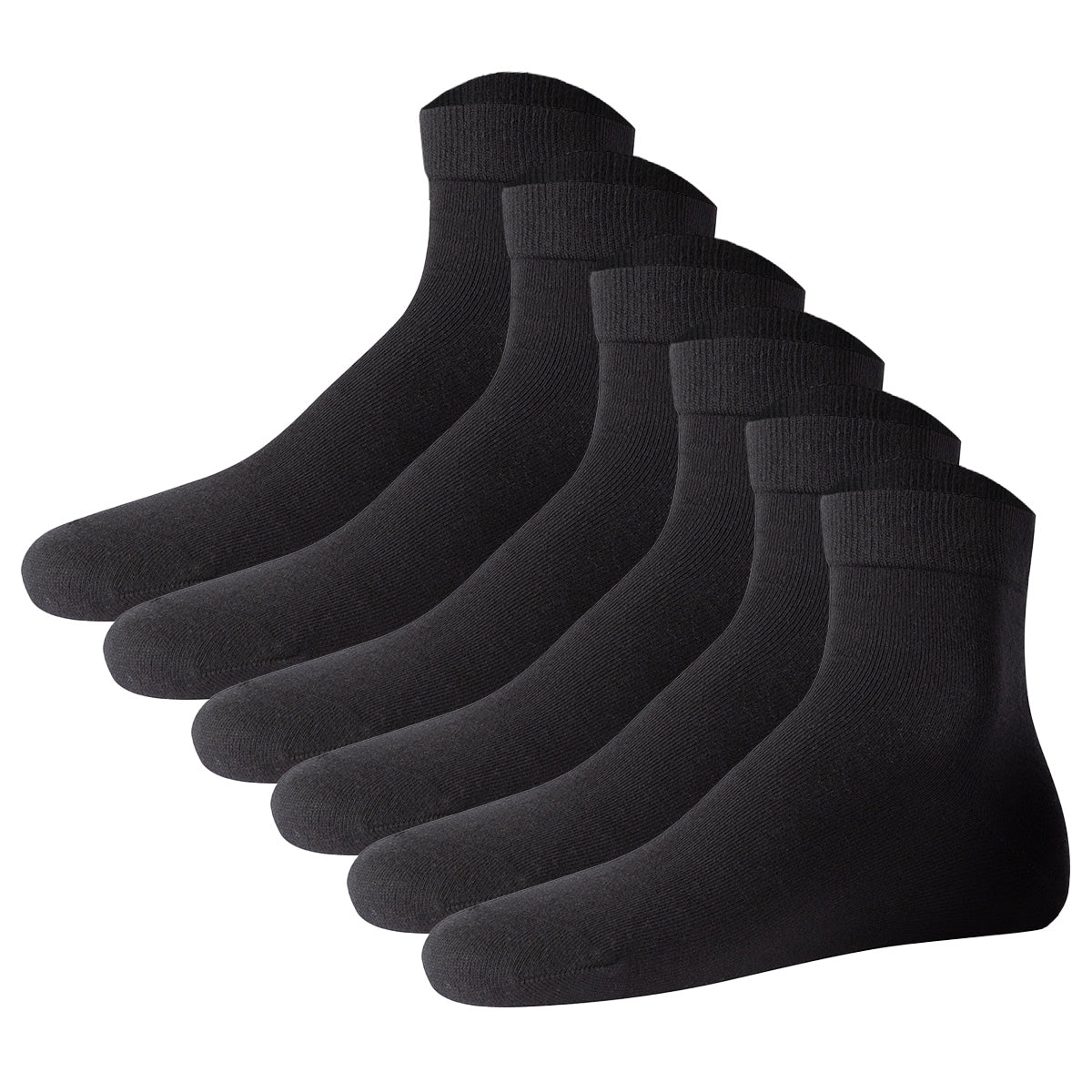 JOOP! Unisex Quarter-Socken, 6er Pack - Premium Essential Organic Cotton Quarter, Logo, einfarbig