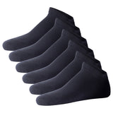 JOOP! Unisex Sneaker Socks, pack of 6 - Premium Essential Organic Cotton Sneaker, logo, single color