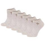 JOOP! Damen Sneakersocken, 6er Pack - Daily Glam Organic GOTS Sneaker, Baumwoll-Mix, uni
