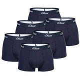 s.Oliver Herren Boxershorts, 6er Pack - Trunks, Hipsters, Baumwoll-Stretch