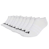 adidas unisex sneaker socks, 9-pack - Thin & Light Sportswear No-Show Socks, logo, single-coloured