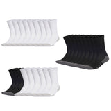 adidas Unisex Socks, 9-pack - Essentials Climacool Crew Socks, logo
