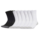 adidas Unisex Socks, 9-pack - Essentials Climacool Crew Socks, logo