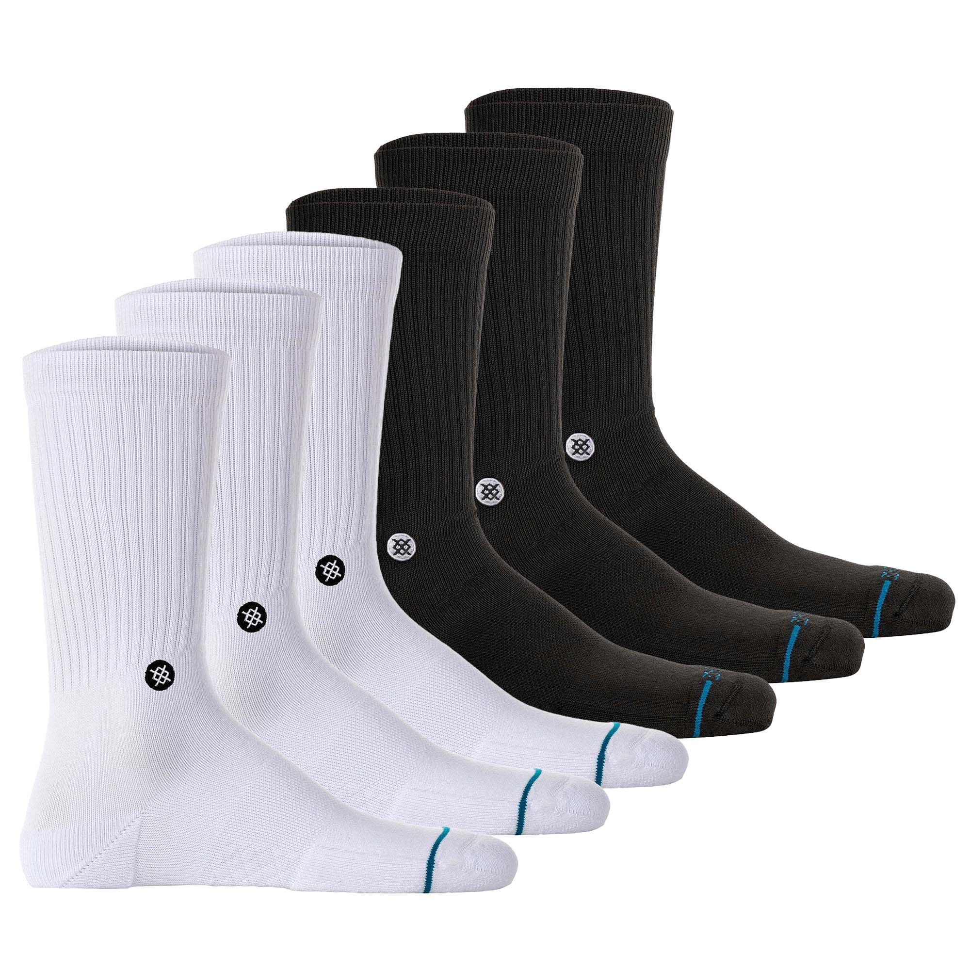 STANCE Unisex Socken 6er Pack - Icon, Logo, Basic, Crew Socken