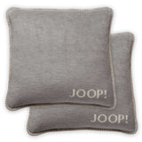 JOOP! cushion cover, 2-pack – MDF Melange Doubleface, logo