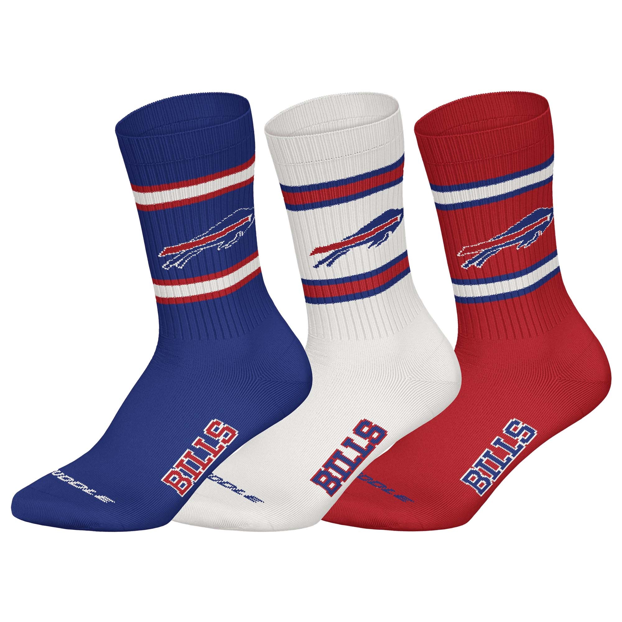 NFL Unisex Socks, 3-Pack – NFL Teams, 3Pack Crew Socks, Football, Logo, Cotton Blend