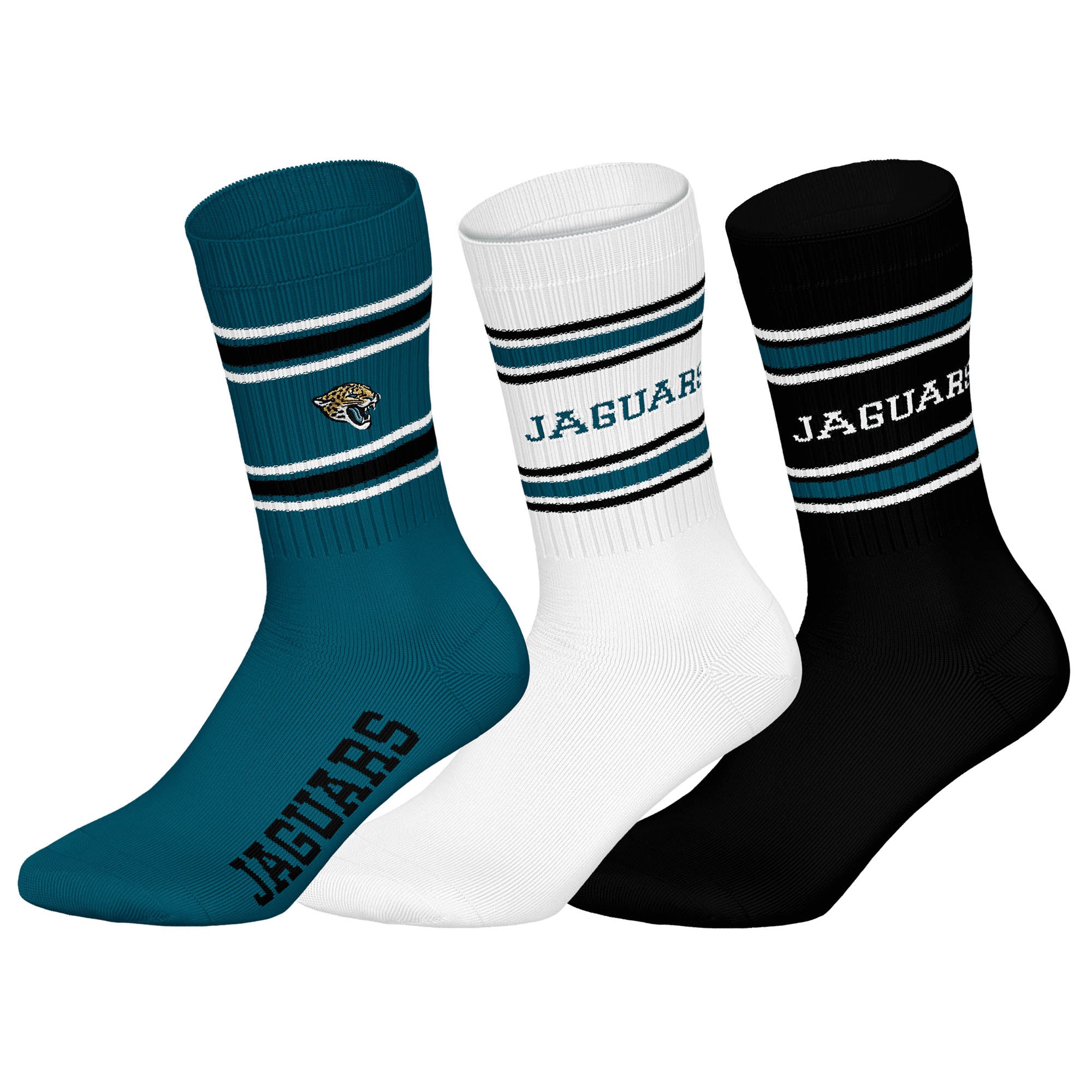 NFL Unisex Socks, 3-Pack – NFL Teams, 3Pack Crew Socks, Football, Logo, Cotton Blend