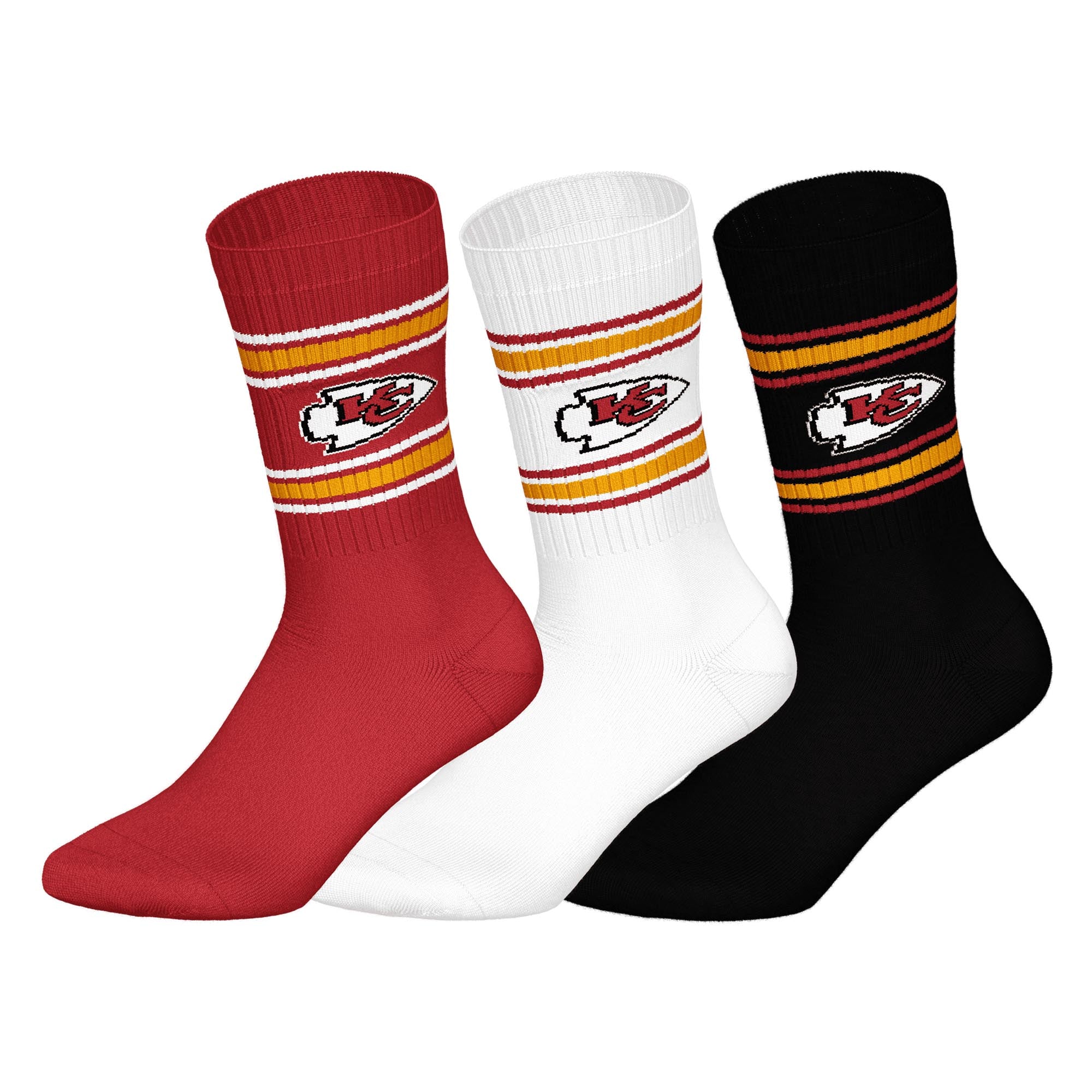 NFL Unisex Socks, 3-Pack – NFL Teams, 3Pack Crew Socks, Football, Logo, Cotton Blend
