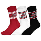 NFL Unisex Socken, 3er Pack - NFL Teams, 3Pack Crew Socks, Football, Logo, Baumwollmischung