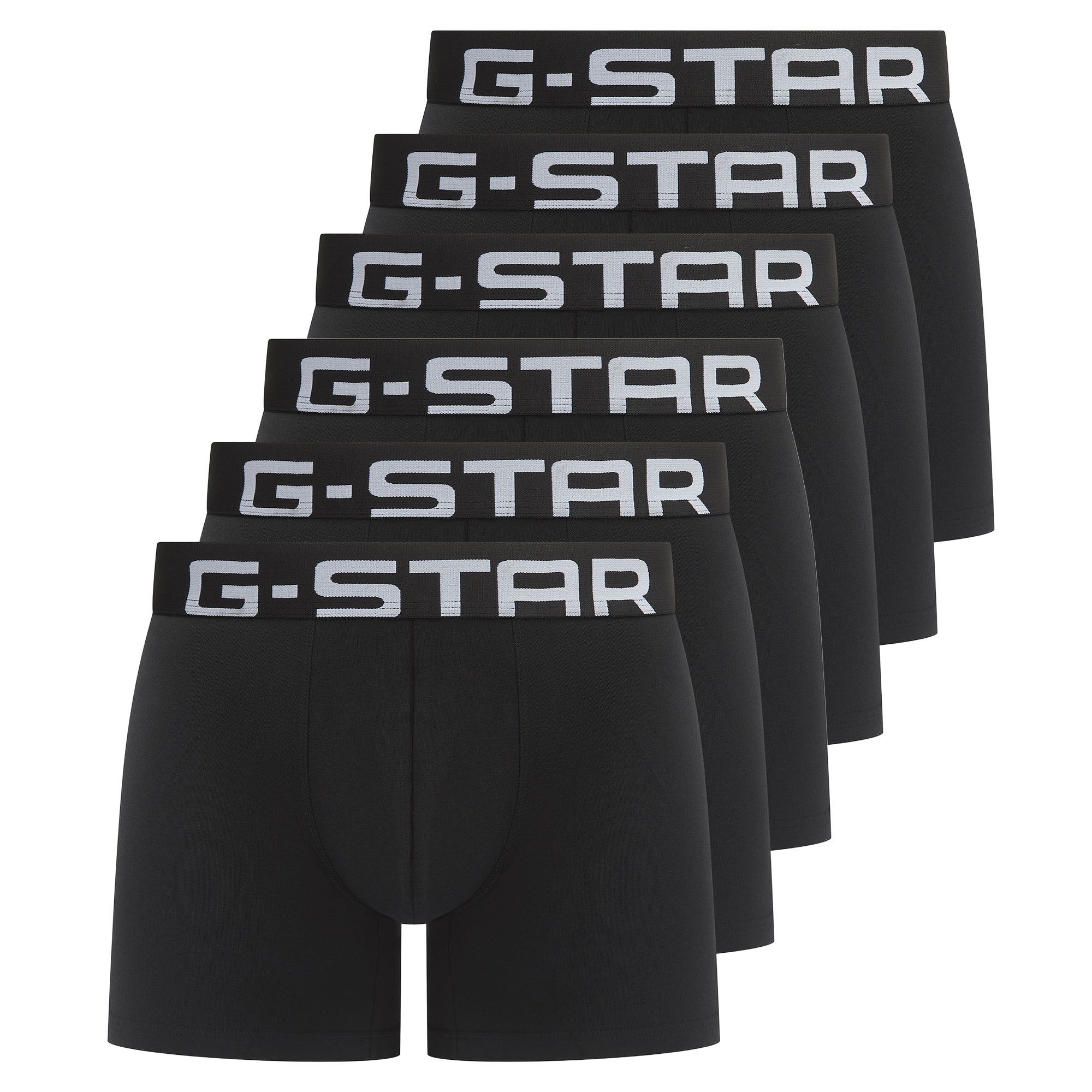 G-STAR Herren Boxershorts, 6er Pack - OAK, Trunks, Cotton Stretch