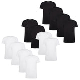 Bamboo basics Herren T-Shirt RUBEN, 4er Pack - Unterhemd, Rundhals, Single Jersey