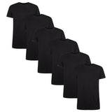 Bamboo basics Herren T-Shirt RUBEN, 6er Pack - Unterhemd, Rundhals, Single Jersey