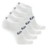 UYN Unisex Sneaker Socken, 4er Pack - Essentials Sneaker Socken, Logo, einfarbig