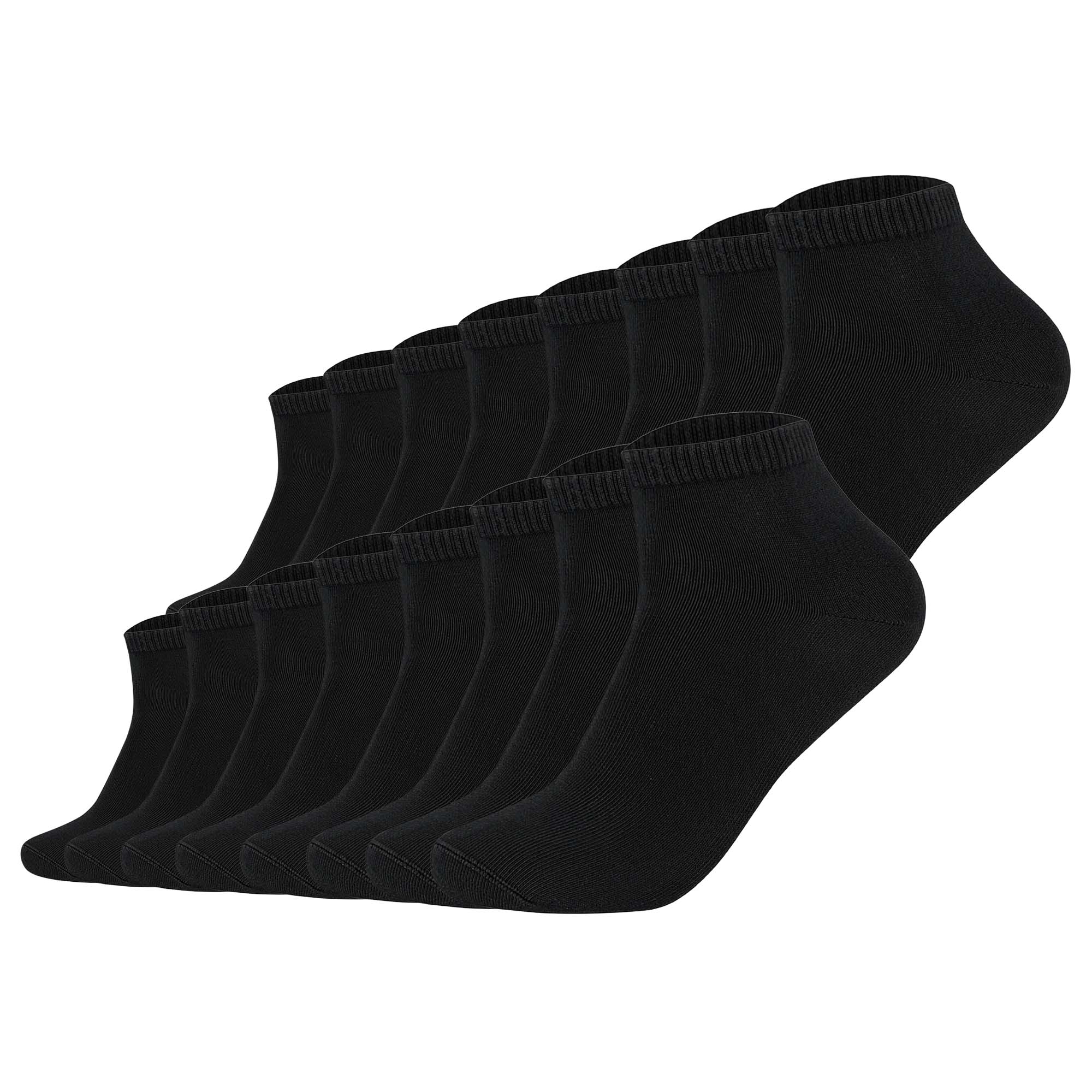 s.Oliver Unisex Socken, 16er Pack - Quarter, einfarbig
