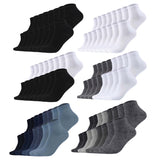 s.Oliver Unisex Socks, 16-Pack - Quarter, plain