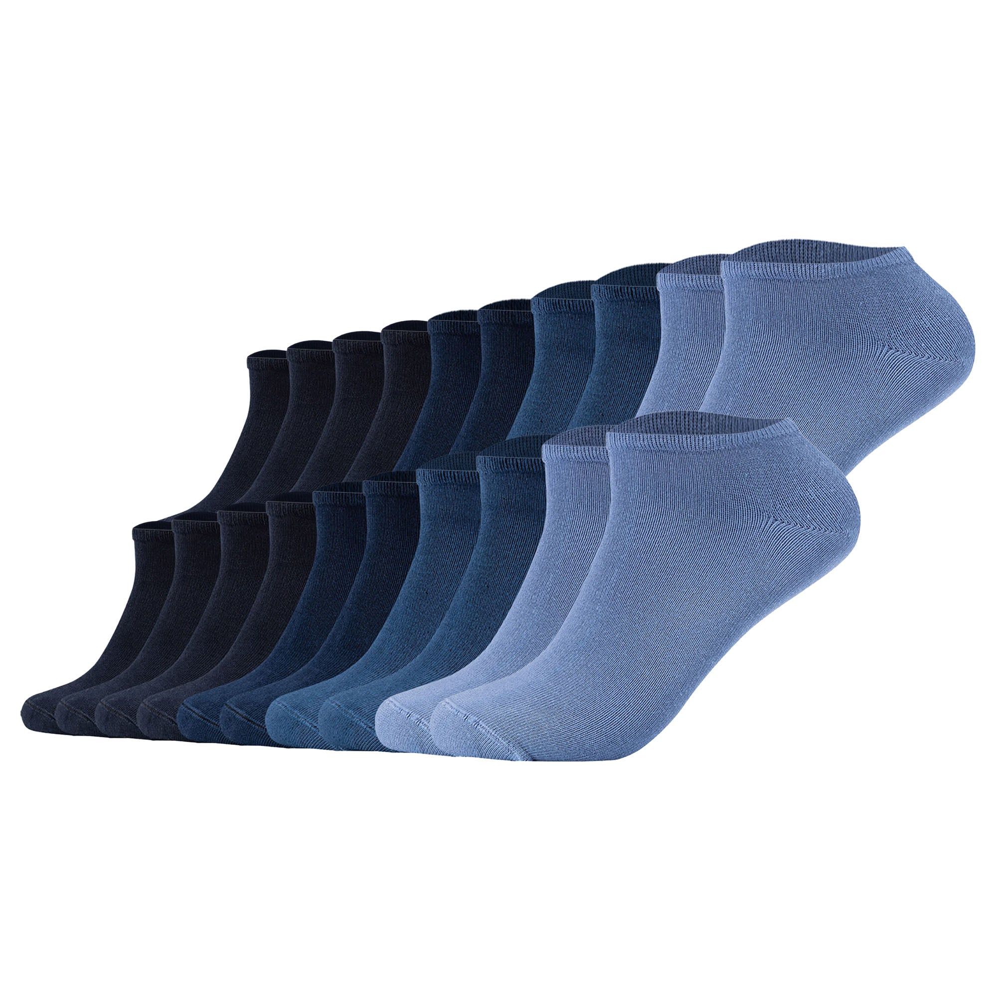 s.Oliver Unisex Socken, 20er Pack - Sneaker, einfarbig