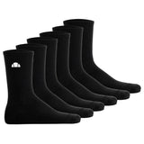 ellesse Unisex Socken, 6er Pack - ALACRE, Crew Socken, Logo, einfarbig