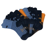 SCHIESSER boys' socks, pack of 10 – ‘Legwear Kids’, patterned, cotton blend