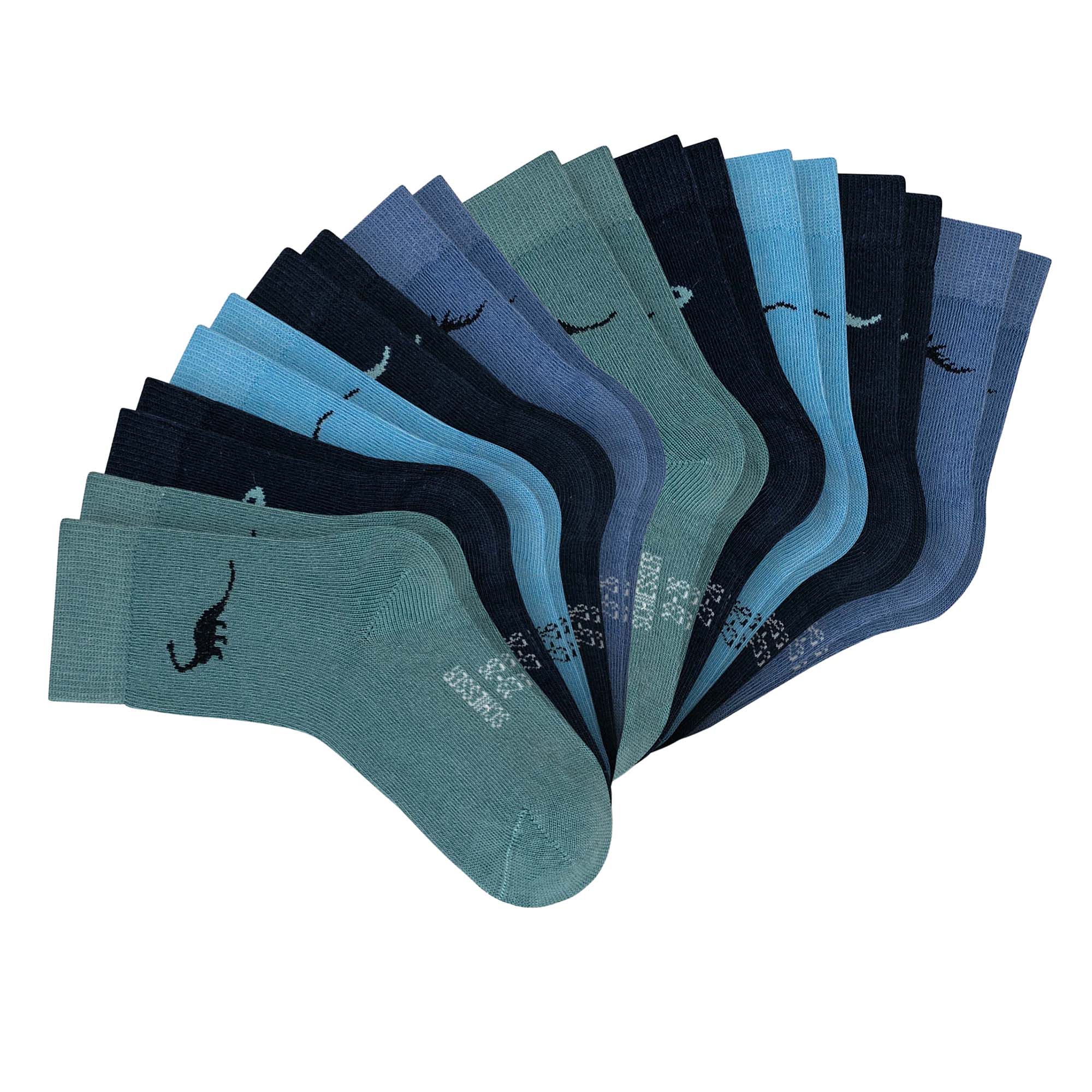 SCHIESSER Jungen Socken, 10er Pack - "Legwear Kids", Muster, Baumwolmischung