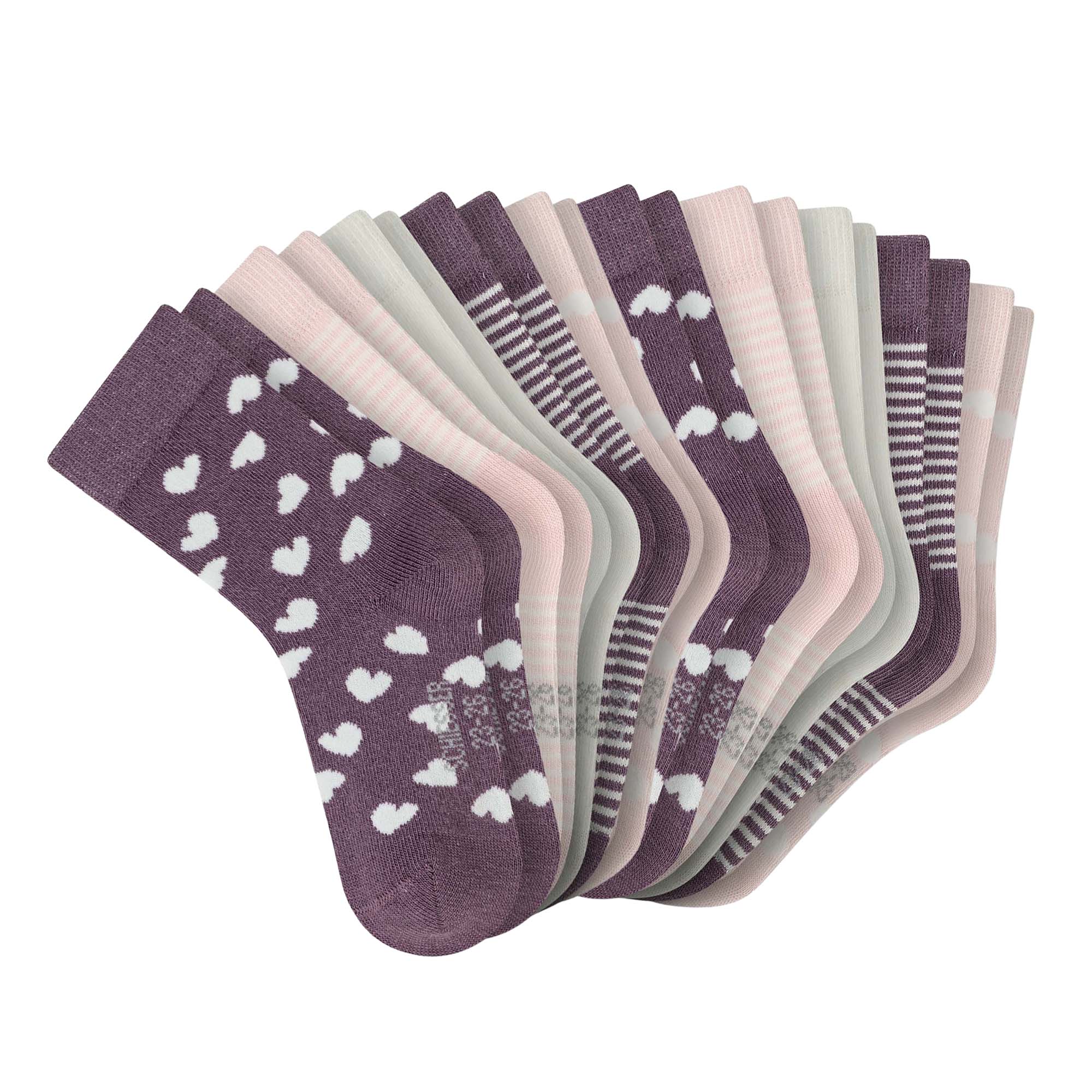 SCHIESSER Mädchen Socken, 10er Pack - "Legwear Kids", Muster, Baumwolmischung
