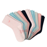 SCHIESSER girls' socks, pack of 10 – ‘Legwear Kids’, patterned, cotton blend