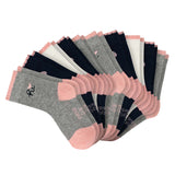 SCHIESSER girls' socks, pack of 10 – ‘Legwear Kids’, patterned, cotton blend