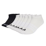 adidas Unisex Sneaker Socks, 9-pack - Thin & Light Sportswear Low Cut Socks, logo, solid color