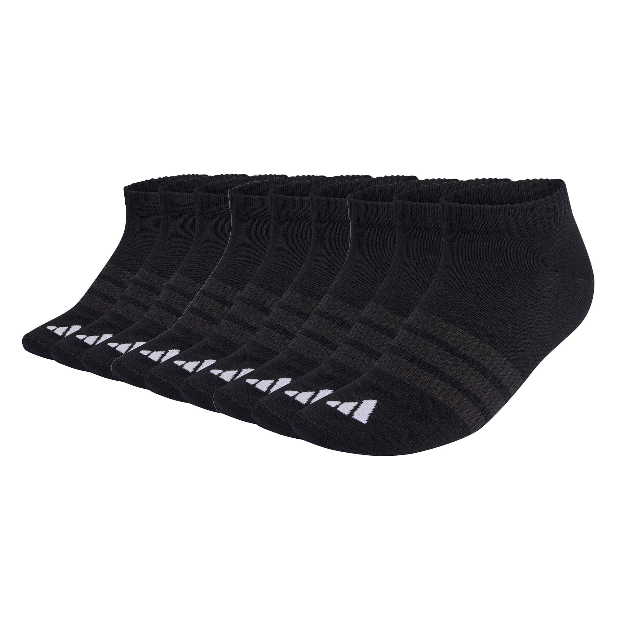 adidas Unisex Sneakersocken, 9er Pack - Thin & Light Sportswear Low Cut Socks, Logo, einfarbig