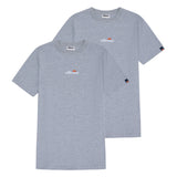 ellesse Herren T-Shirt 2er Pack - OLLIO 2, Kurzarm, Rundhals, Logo, Baumwolle, einfarbig