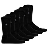SCOTCH&SODA Herren Socken, 6er Pack - 1/2 Terry Cotton Crew, One Size, einfarbig