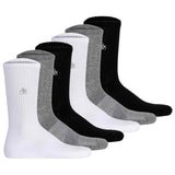 SCOTCH&SODA Herren Socken, 6er Pack - 1/2 Terry Cotton Crew, One Size, einfarbig