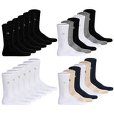 SCOTCH&SODA Herren Socken, 6er Pack - 1/2 Terry Cotton Crew, One Size, einfarbig