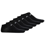 NIKE Unisex Sneakersocken, 6er Pack - Lightweight - No Show Sneaker, einfarbig, Logo