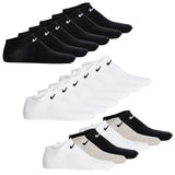 NIKE Unisex Sneakersocken, 6er Pack - Lightweight - No Show Sneaker, einfarbig, Logo