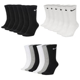 NIKE Unisex Tennissocken, 6er Pack - Cushioned - Training Crew Socks, einfarbig, Logo