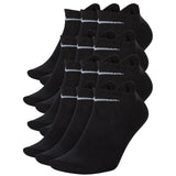 NIKE Unisex 12-Pack Sneaker Sports Socks - Everyday, Lightweight No Show, unicoloured