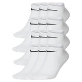 NIKE Unisex 12-Pack Sneaker Sports Socks - Everyday, Lightweight No Show, unicoloured