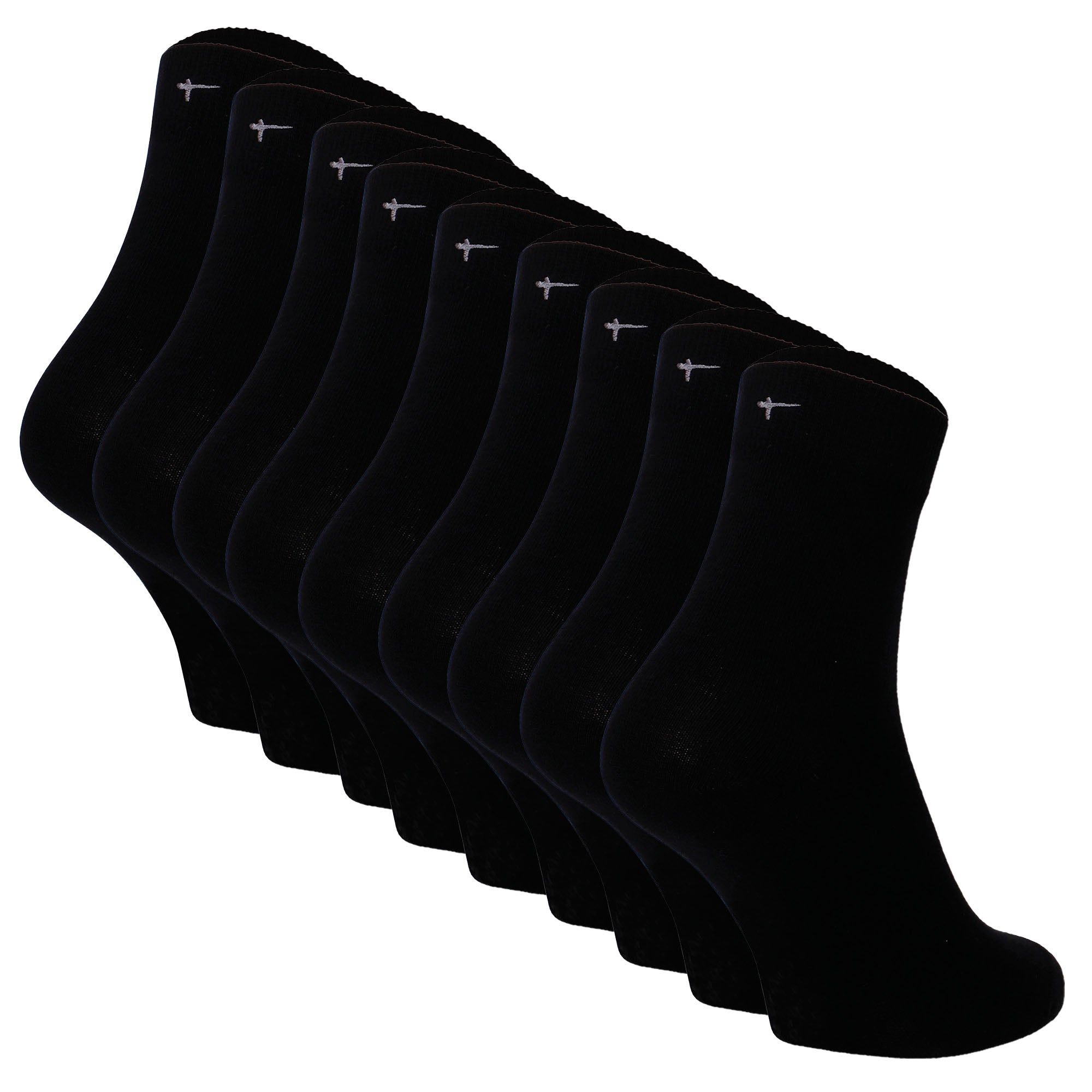 Tamaris women's socks, pack of 9 – Comfort Cotton Socks, crew socks, plain colour  