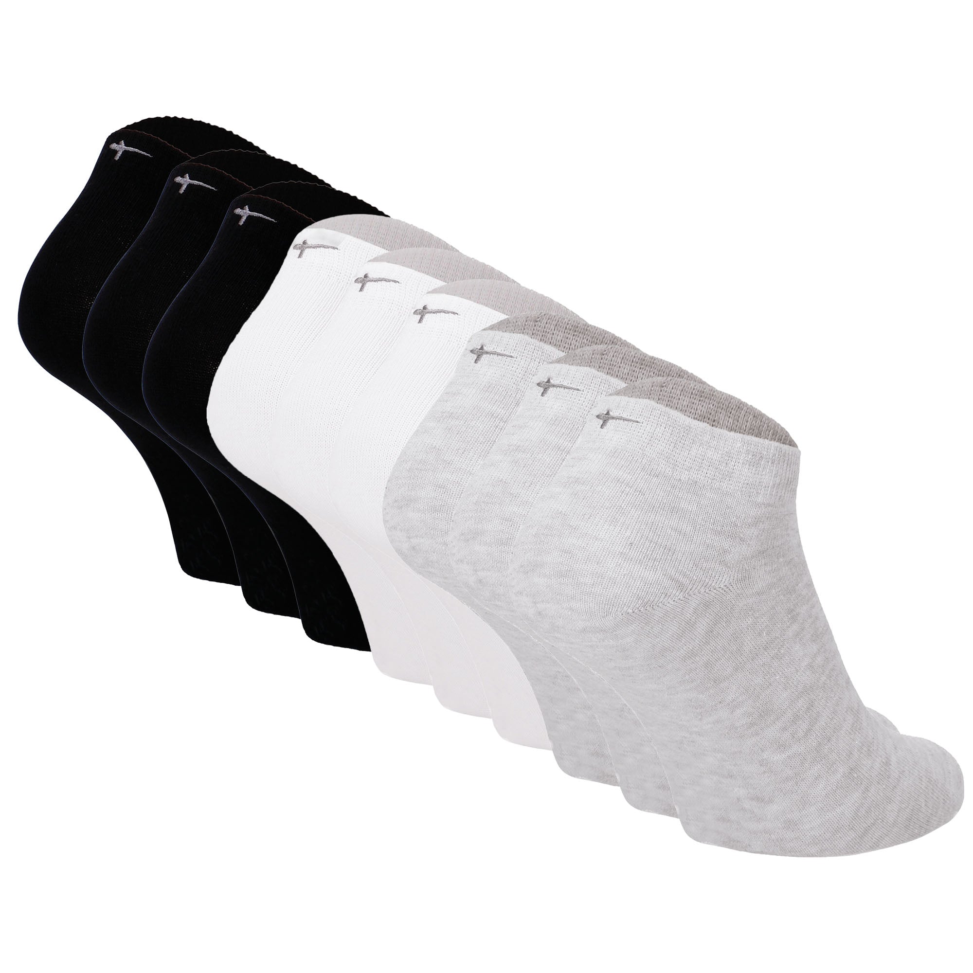 Tamaris women's sneaker socks, pack of 9 – Comfort Cotton Sneaker, plain