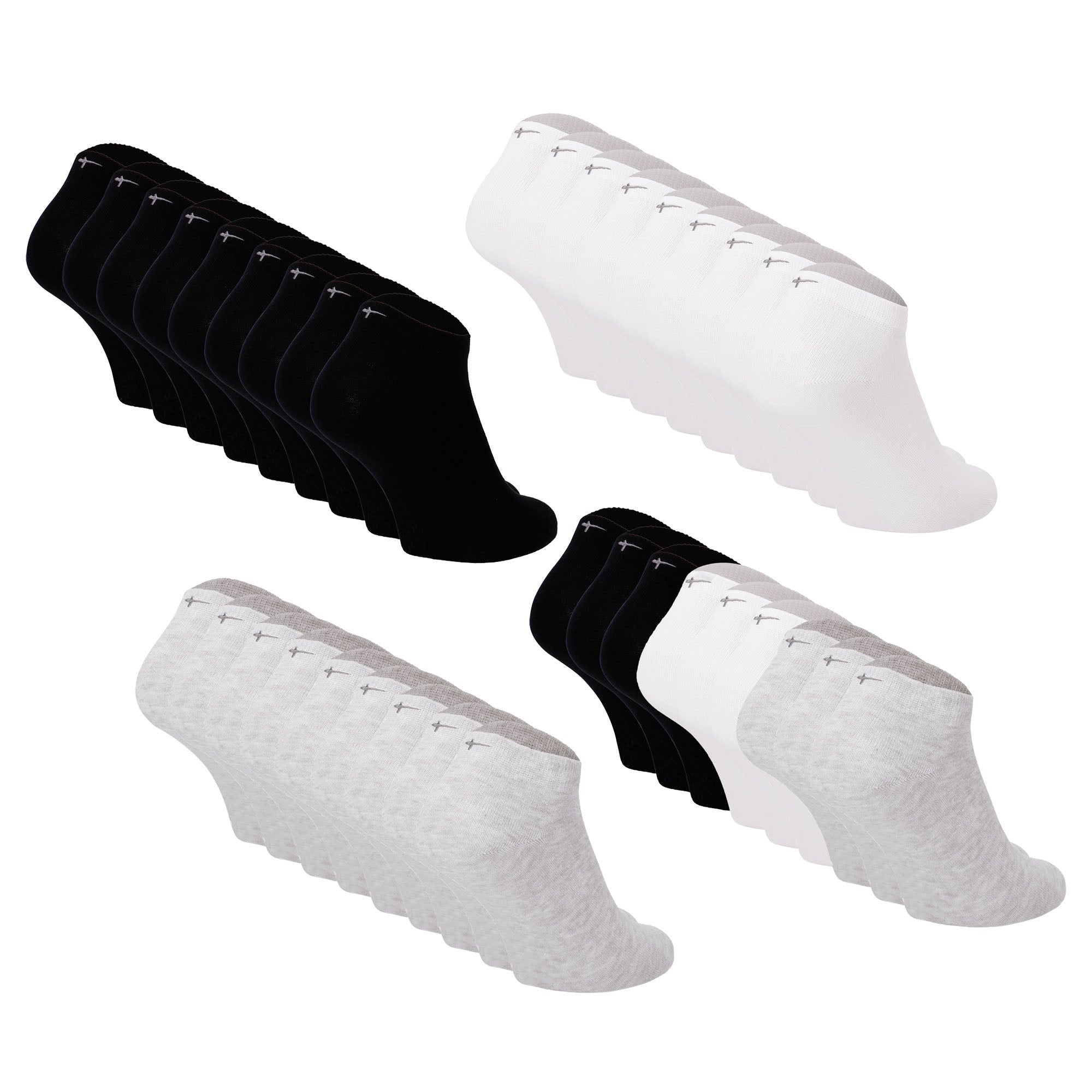 Tamaris women's sneaker socks, pack of 9 – Comfort Cotton Sneaker, plain