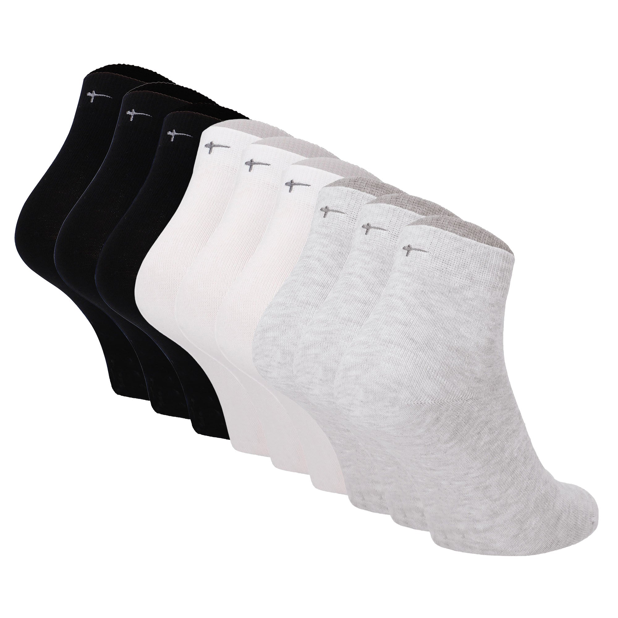 Tamaris women's quarter socks, pack of 9 – Comfort Cotton Quarter, plain
