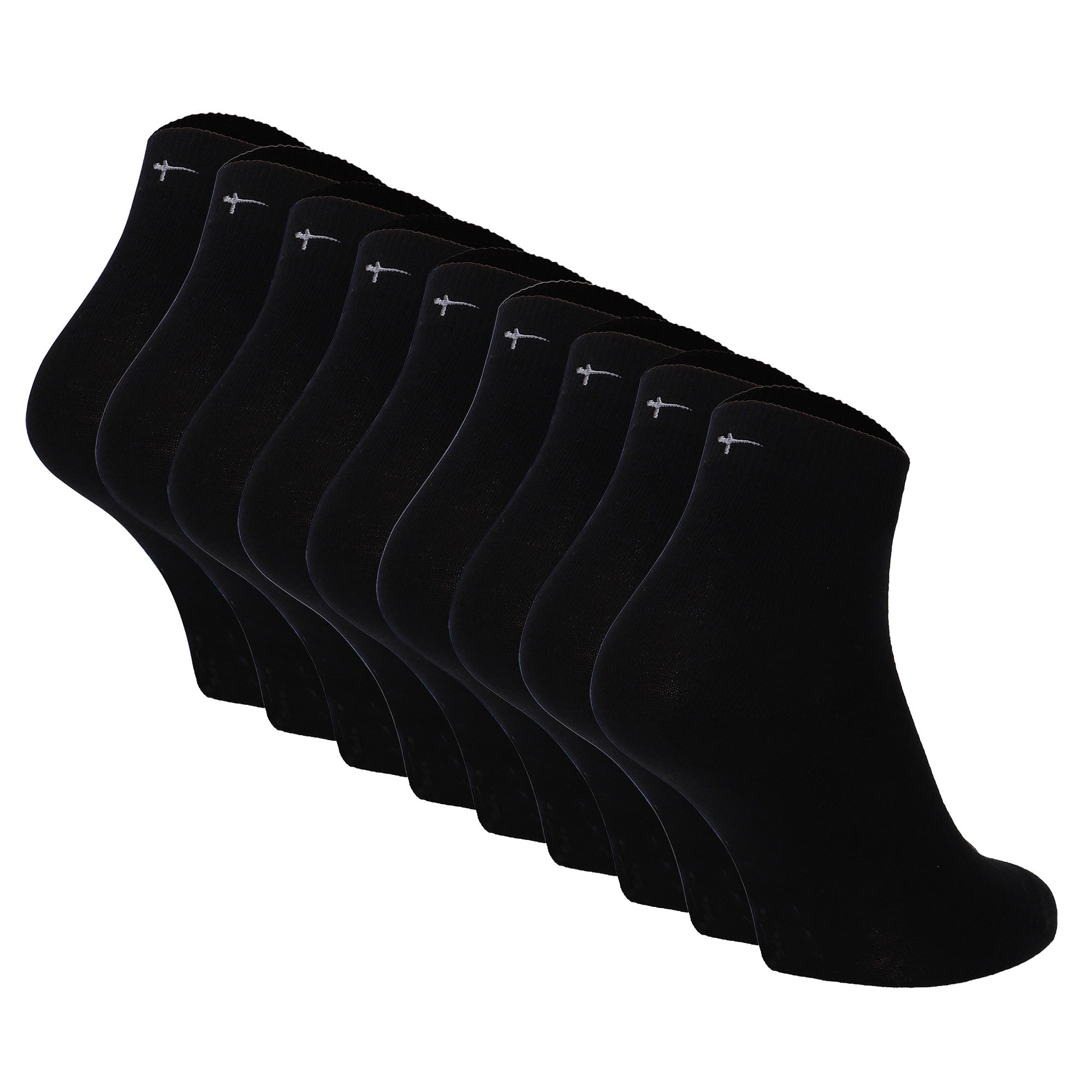 Tamaris women's quarter socks, pack of 9 – Comfort Cotton Quarter, plain