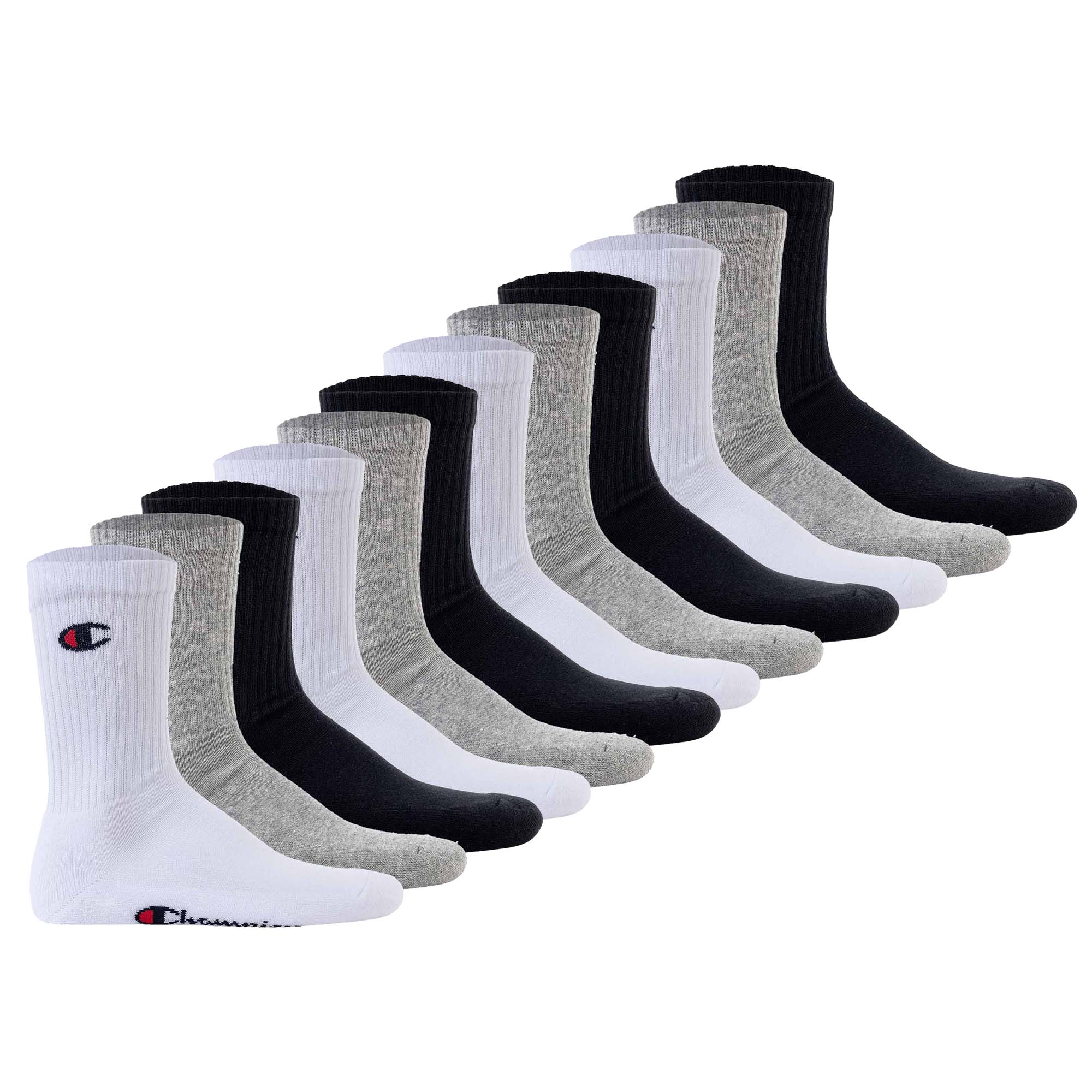 Champion Unisex Socken, 12 Paar - Crew Socken Basic