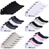 Champion Unisex Socken, 6er Pack - Quarter Socken, Basic, Logo