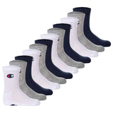 Champion kids socks, pack of 12 - crew socks, solid colour