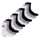 Champion kids socks, pack of 12 - crew socks, solid colour