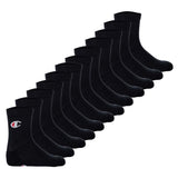 Champion kids socks, pack of 12 - crew socks, solid colour